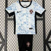 2024/25 Portugal Away White Kids Jersey