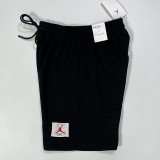 2025 Jordan Black Pure Cotton Fabric Casual Short Pants M001 红标