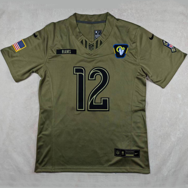 NACUA #12 Men's Los Angeles Rams NFL Jersey 公羊