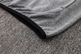 2024/25 BA  Grey Hoody Zipper Jacket Tracksuit 黑标