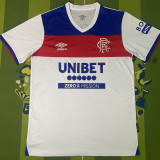 2025/26 Glasgow Rangers Away White Fans Soccer Jersey