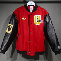 2025/26 M Utd Red Baseball Cotton Jacket