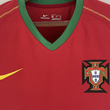 2006 Portugal Home Retro Soccer Jersey