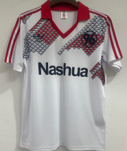 1991 Hannover 96 Home White Retro Soccer Jersey