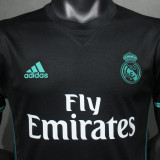 2017/18 RM Away Black Retro Player Version Soccer Jersey 球员版