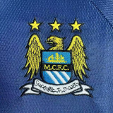 1997/98 Man City Away White Retro Long Sleeve Soccer Jersey