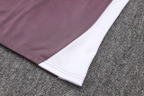 2025/26 M Utd Grey Purple Kids Jacket Tracksuit