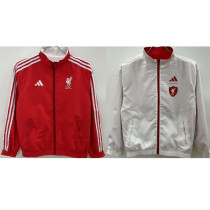 2026 LFC Red And White Reversible Windbreaker 双面