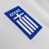 2004 Greece Away White Retro Soccer Jersey