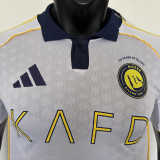 2024/25 Al Nassr 4TH White Player Version Soccer Jersey
