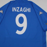 2002 taly Home Blue Retro Soccer Jersey
