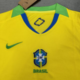 2025/26 Brazil Home Yellow Women Soccer Jersey  女
