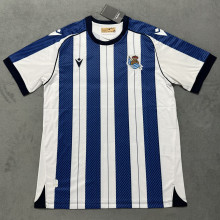 2025/26 Real Sociedad Home Fans Soccer Jersey