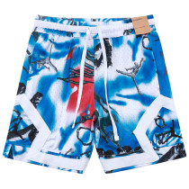 C2503 Jordan Casual Short Pants 素描白