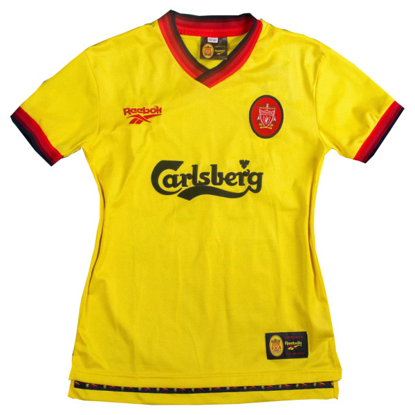 1997/1998 LFC Away Yellow Retro Soccer Jersey