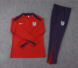 2024/25 England  Maroon Kids Sweater Tracksuit