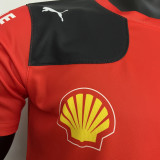 2023 Ferrari F1 Charles Leclerc #16 Red Team T-Shirt 圆领