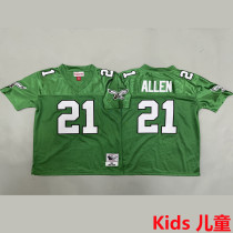 ALLEN #21 Philadelphia Eagles Retro Kids NFL Jersey 老鹰