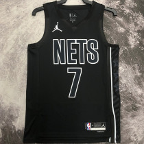 2023 Nets DURANT #7 Black  NBA Jerseys