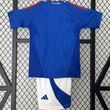2024/25 Italy Home Blue kids Soccer Jersey