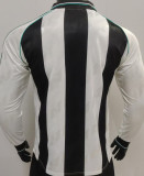 2025 Newcastle Retro Style Player Version Long Sleeve Soccer Jersey