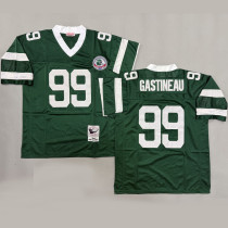 GASTINEAUT #99 Men's New York Jets Retro NFL Jersey 喷气机