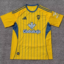 2025/26 Albacete Third Yellow Fans Soccer Jersey 阿尔巴赛特