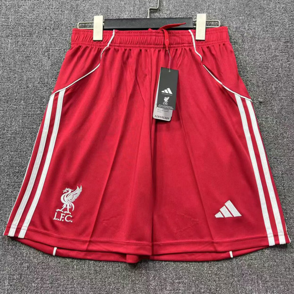 2025/26 LFC Home Red Shorts Pants