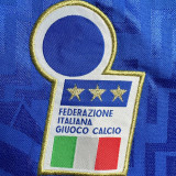 1995 Italy Home Blue Retro Soccer Jersey