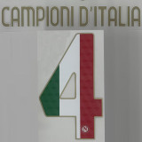 CAMPIONI D'ITALIA #4 Napoli Home Fans Soccer Jersey 2024/25 ★★