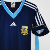 1998 Argentina Away Retro Soccer Jersey