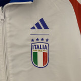 2024 Italy Blue White Reversible Windbreaker 双面