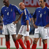 2002 France Home Blue Retro Soccer Jersey