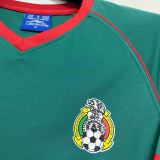2002 Mexico Home Green Retro Soccer Jersey