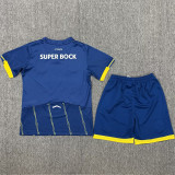 2025/26 Porto 4TH Blue Kids Soccer Jersey