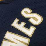 2008/09 Cleveland JAMES #23 Retro Dark Blue NBA Jerseys热压