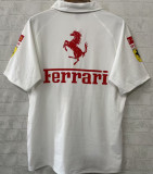 2026 Ferrari White F1 POLO Team T-Shirt 有领