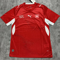 2026/27 Switzerland Home Red Fans Soccer Jersey