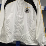 2026 Germany White Retro Windbreaker