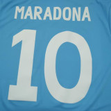 1987/88 Napoli Home Blue Retro Soccer Jersey