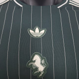 2025/26 JUV Black Retro Style Player Version Soccer Jersey