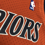 2009/10 Warriors CURRY #30 Orange Retro NBA Jerseys 热压