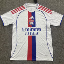2025/26 Lyon Home White Fans Soccer Jersey