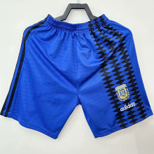 1994 Argentina Away Blue Retro Shorts Pants