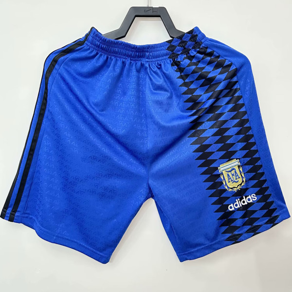 1994 Argentina Away Blue Retro Shorts Pants