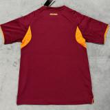 2025/26 Roma 1:1 Quality Home Red Fans Soccer Jersey  带胸前广告