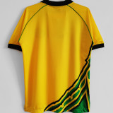 1998 JAMAICA  Home Yellow Retro Soccer Jersey