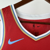 2025 Grizzlies MORANT #12 Red City Edition NBA Jerseys Hot Pressed