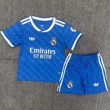 2025/26 RM Third Blue Kids Soccer Jersey