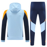 2025 RM Blue Hoody Zipper Jacket Tracksuit